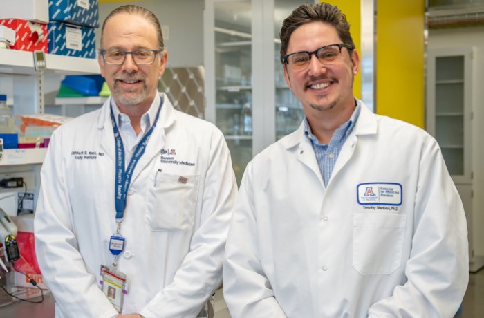 Ken Knox, MD, and Timothy Marlowe, PhD, are innovating therapies to better treat IPF.